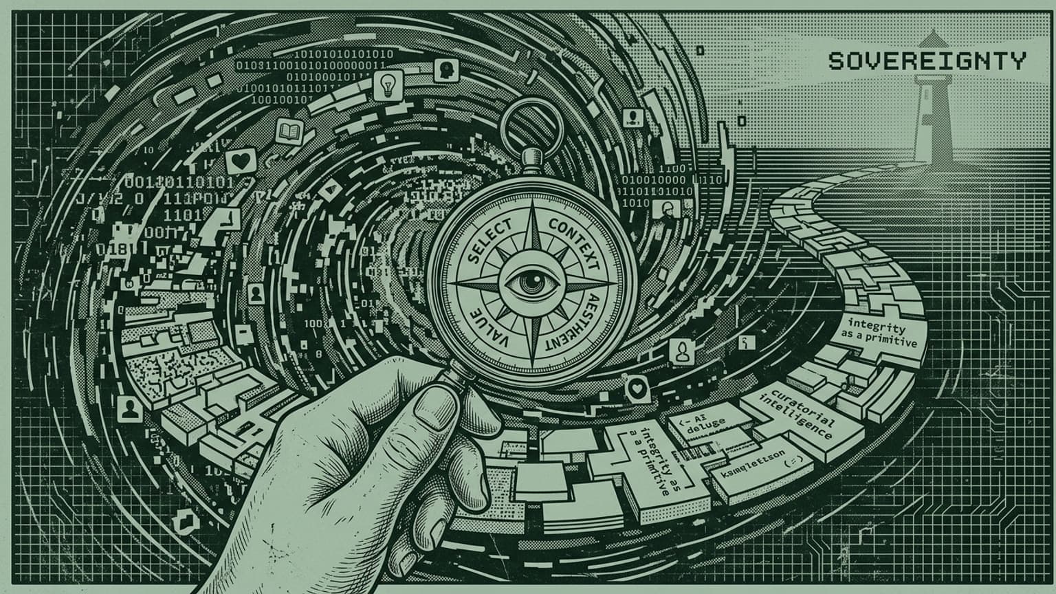 The Curatorial Imperative: Architecting Human Sovereignty in the AI Deluge feature image