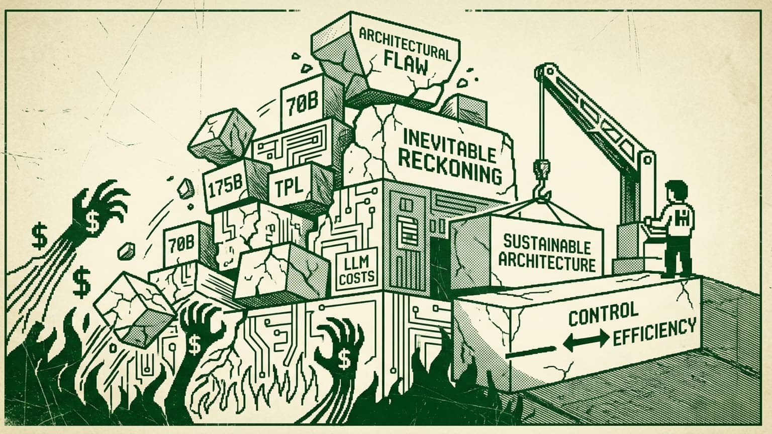 The Inevitable Reckoning: Architecting for LLM Cost Efficiency at Scale feature image