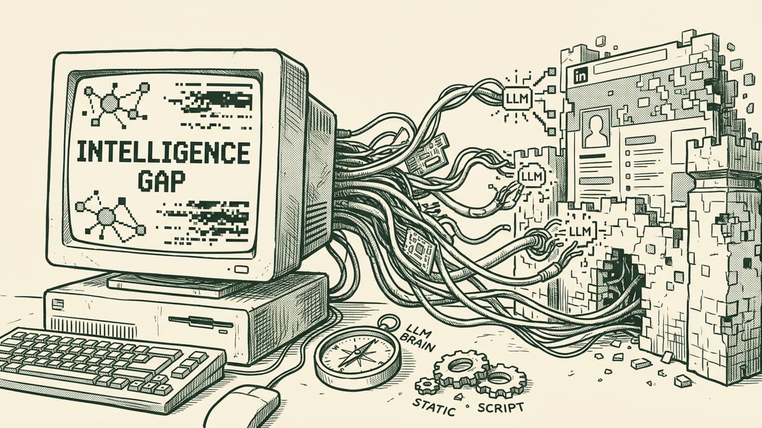 Why Your LinkedIn Scraper Fails: It's an Intelligence Problem. feature image